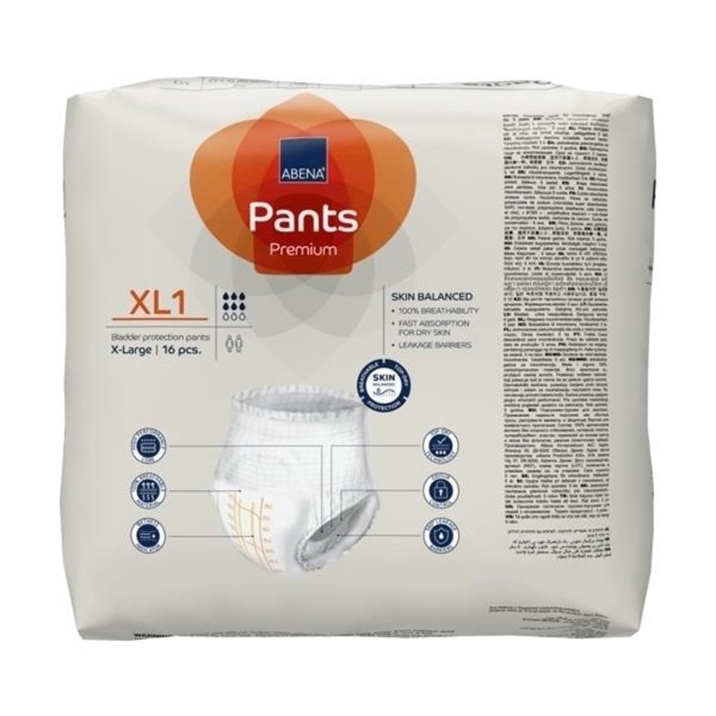 UNDERWEAR, INCONT ABENA PROT PREM XL1 XLG