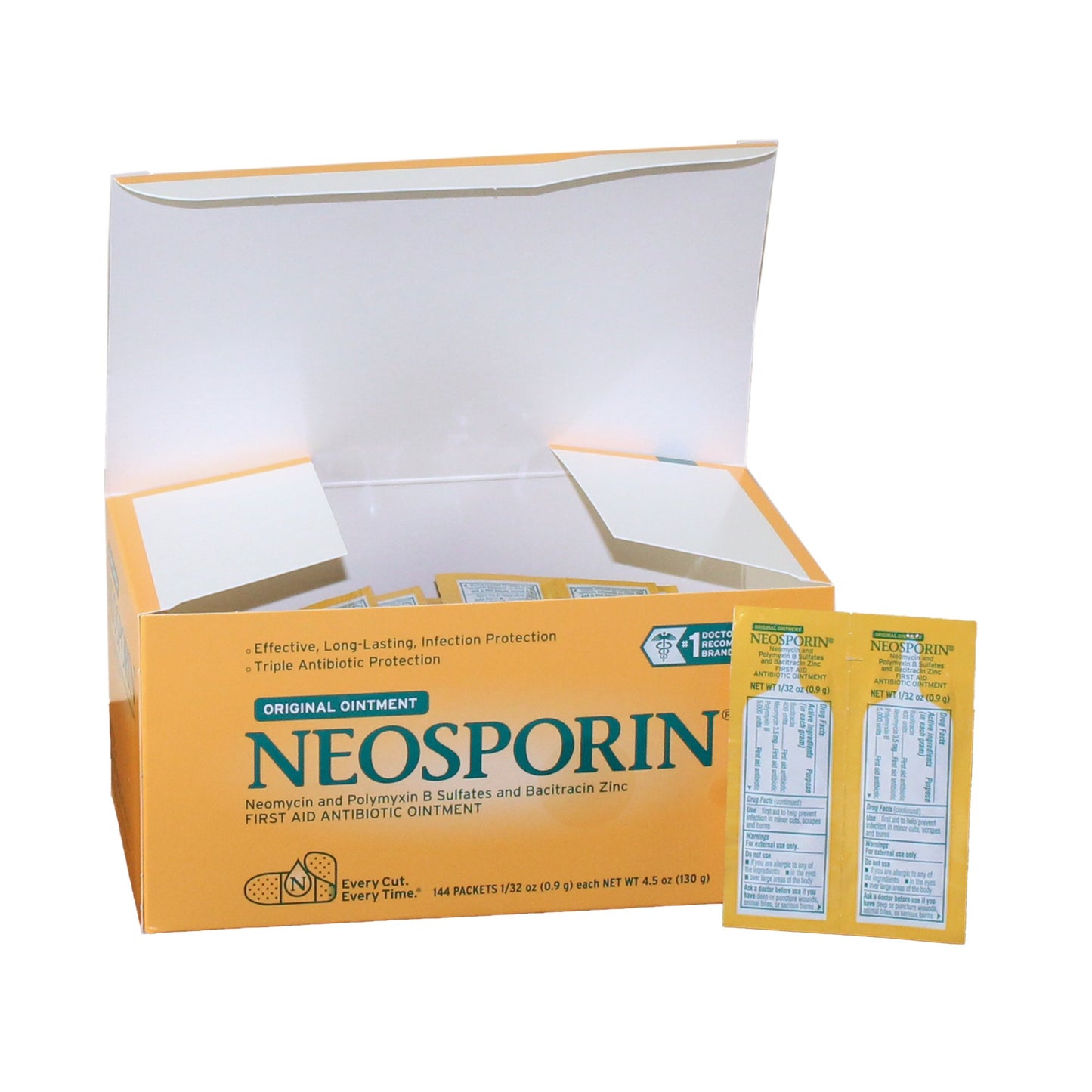 NEOSPORIN, OINT FOIL PK 0.9GRAM