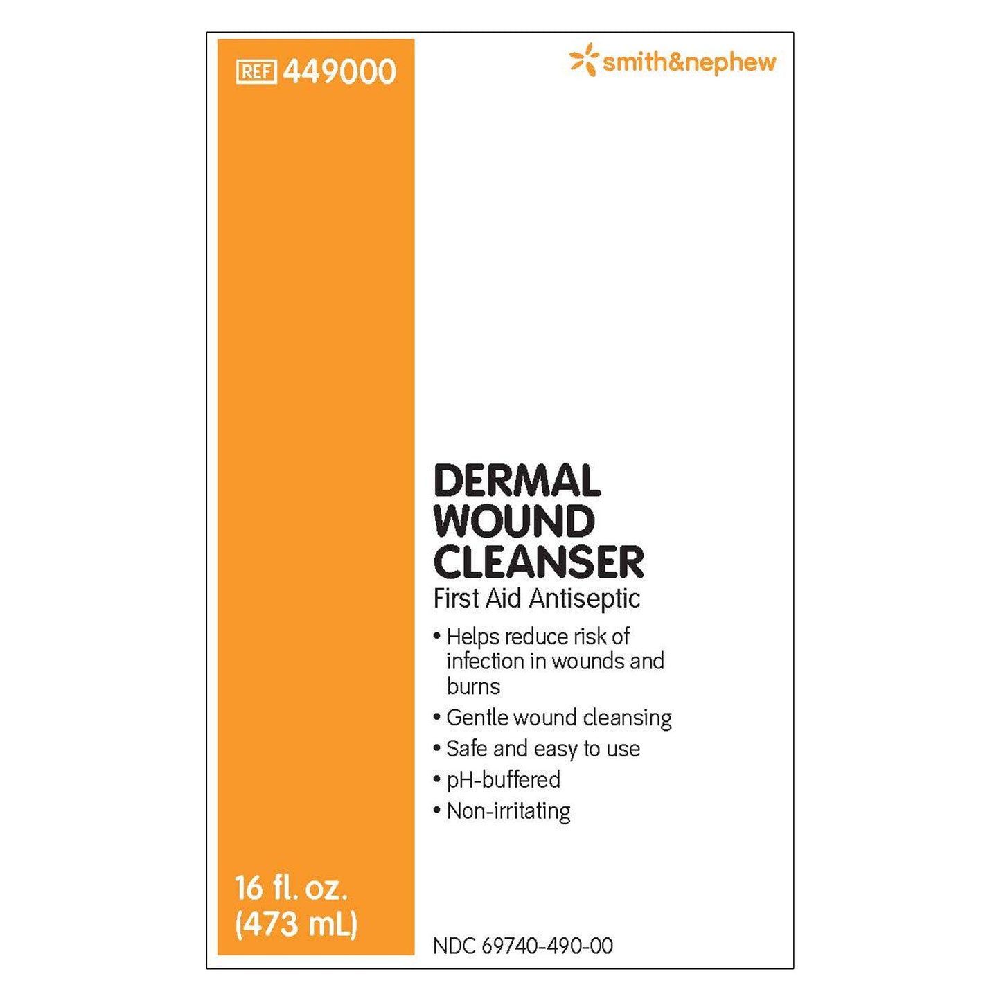 CLEANSER, WND DERMAL 16OZ