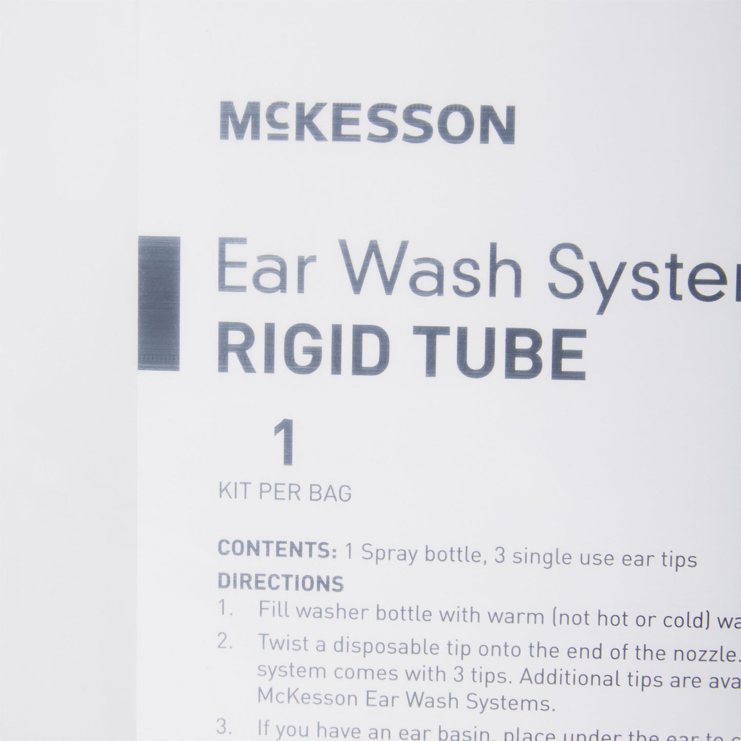 WASHER, EAR RIGID TU 3TIP W/BAG/LABEL