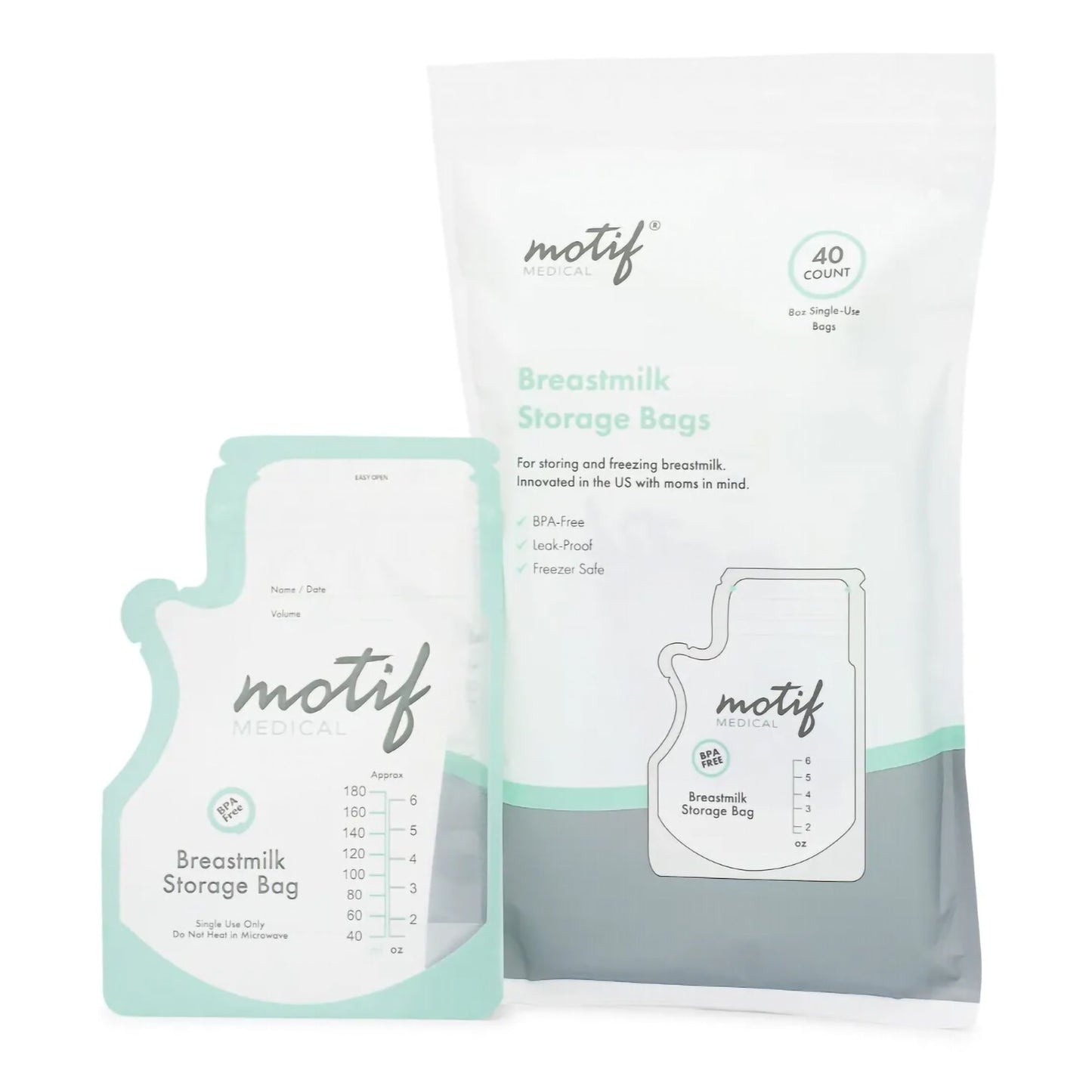 BAG, STORAGE BREASTMILK DBL PROOF ZIPPER