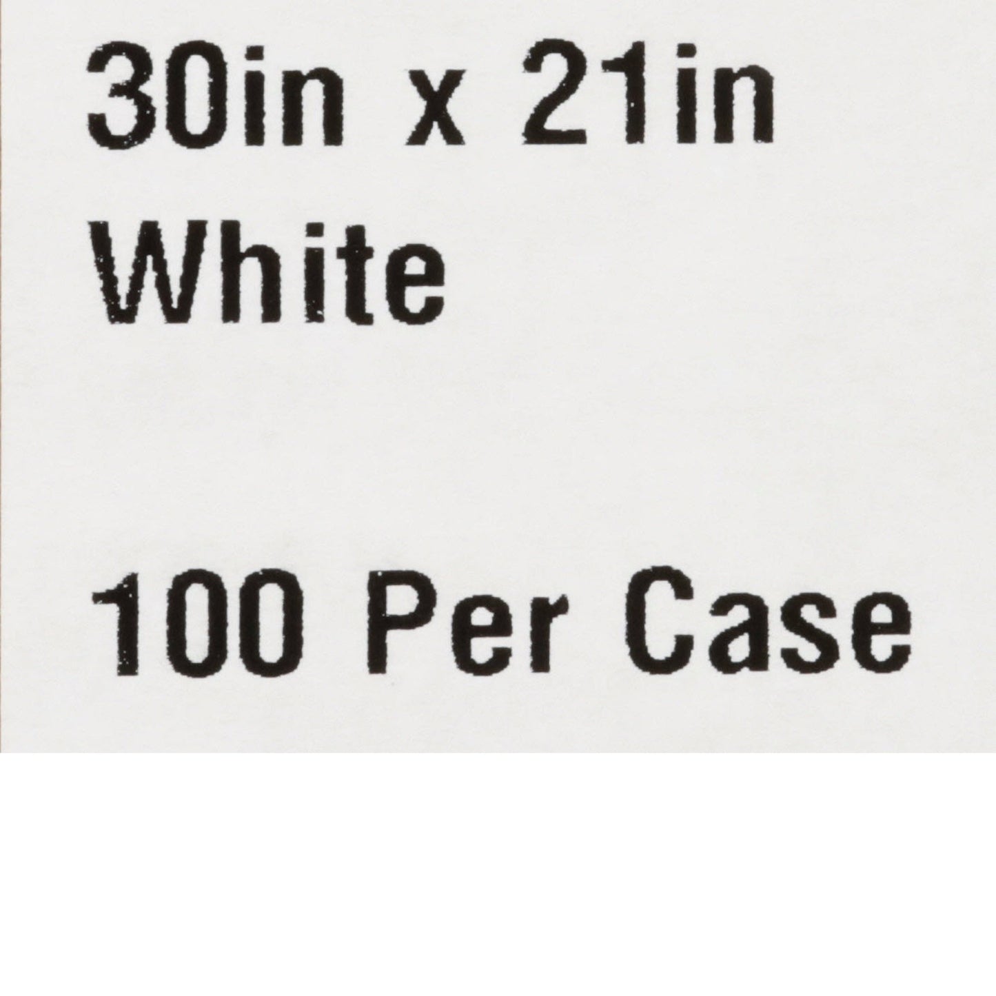 CAPE, EXAM T/P/T F/B OPN ECONWHT 30X21