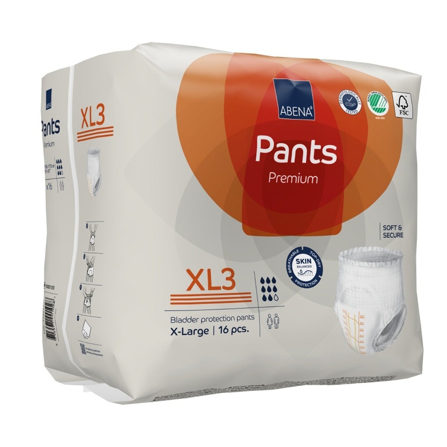UNDERWEAR, INCONT ABENA PROT PREM XL3 XLG