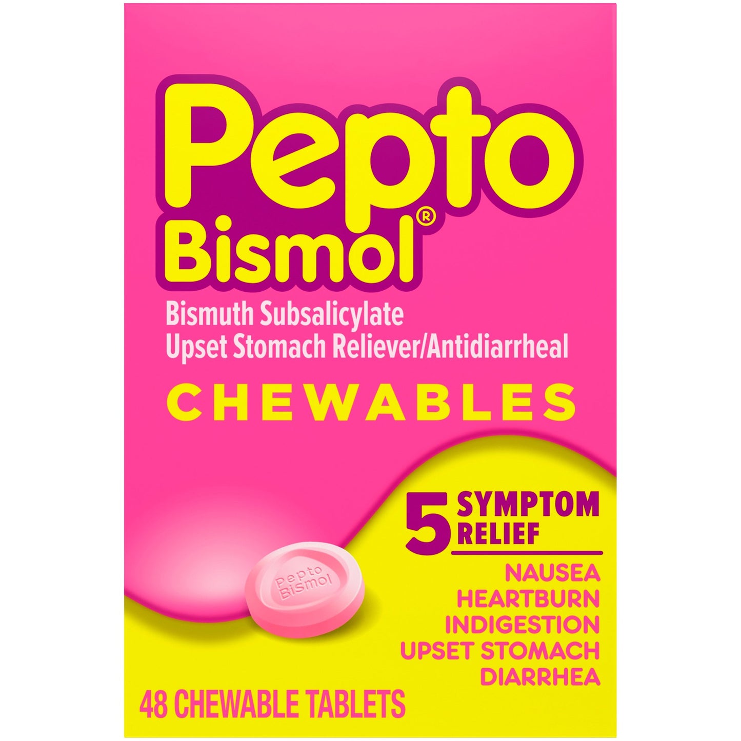 PEPTO-BISMOL, TAB CHEW 262MG