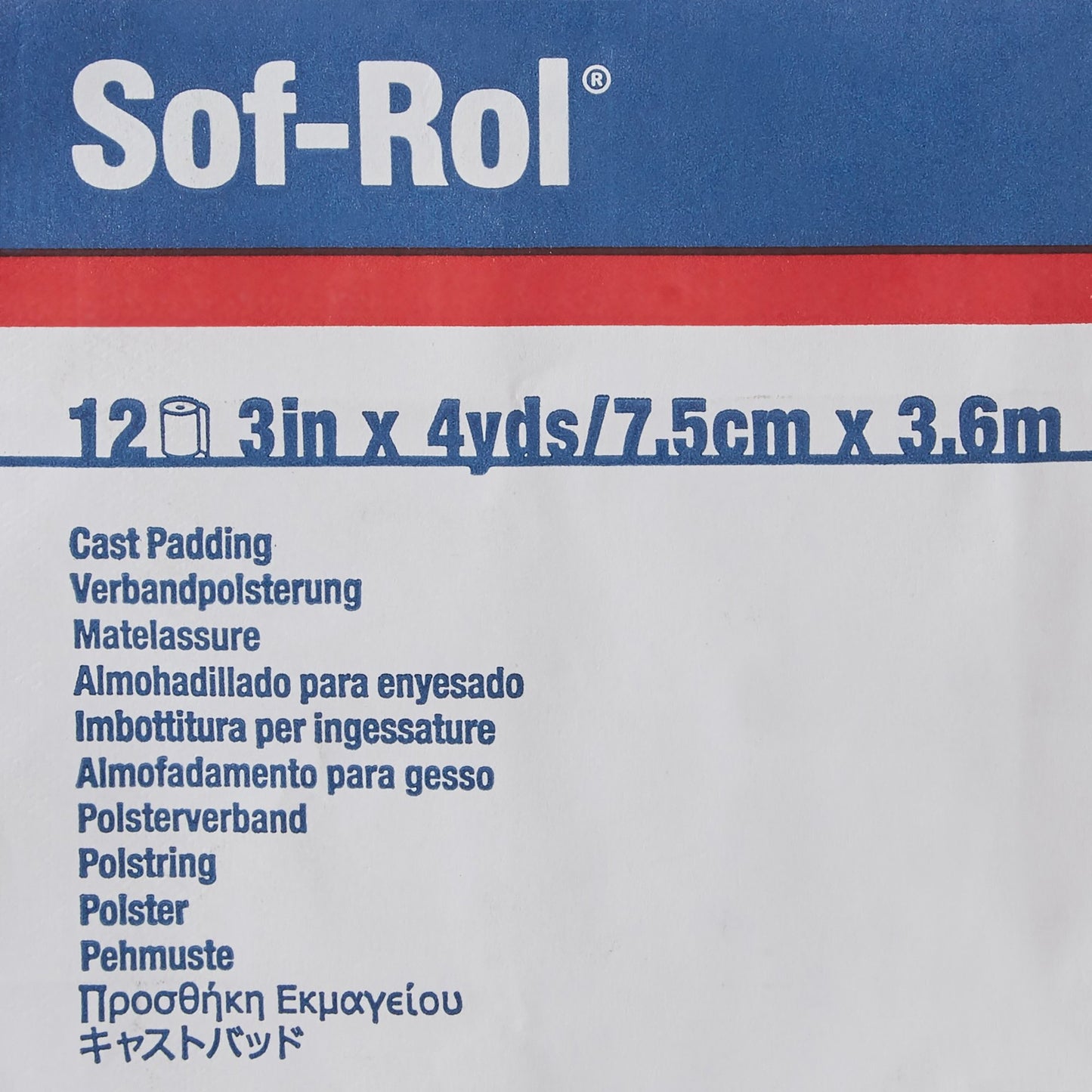 PADDING, CAST SOFROL 3"X4YDS