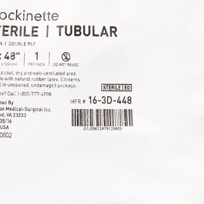 STOCKINETTE, TUBULAR 2PLY STR4"X48"