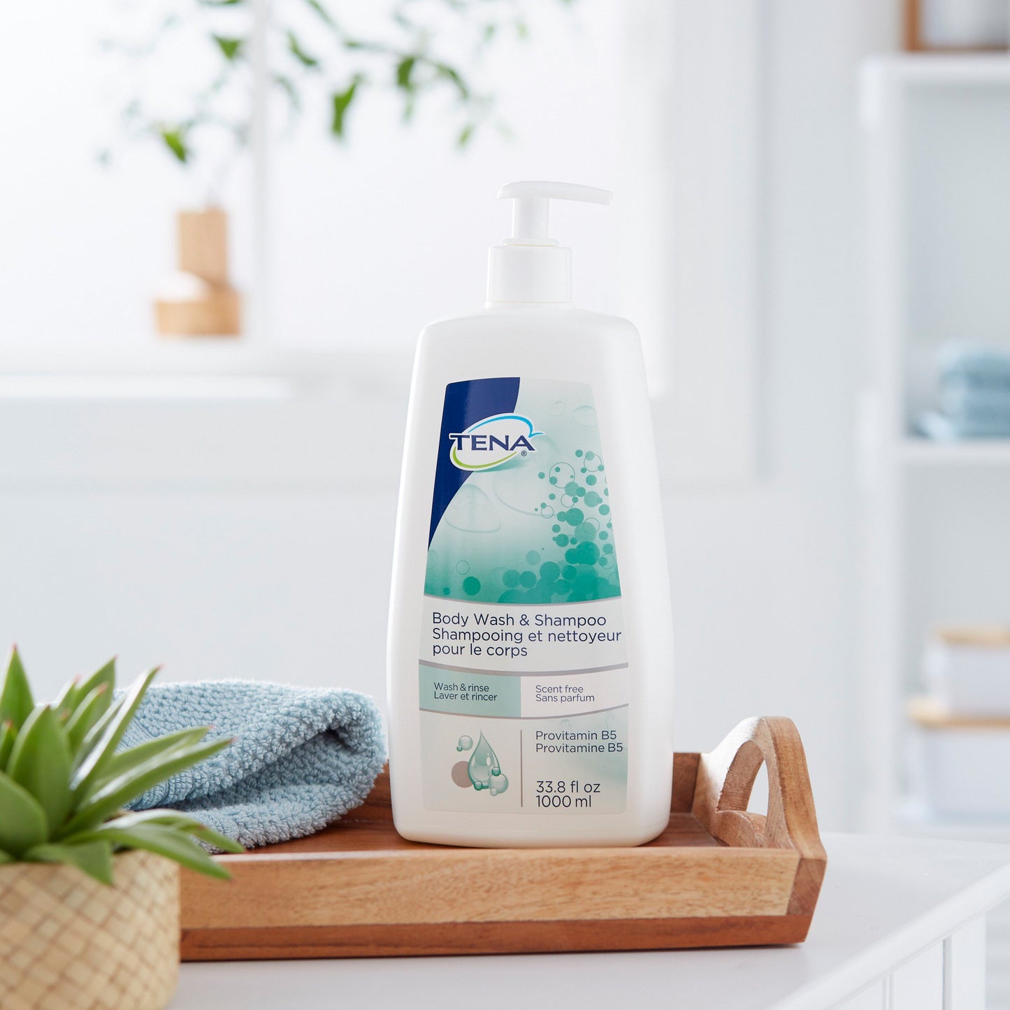 BODYWASH/SHAMPOO TENA UNSCNTDPMP 33.8 FL OZ