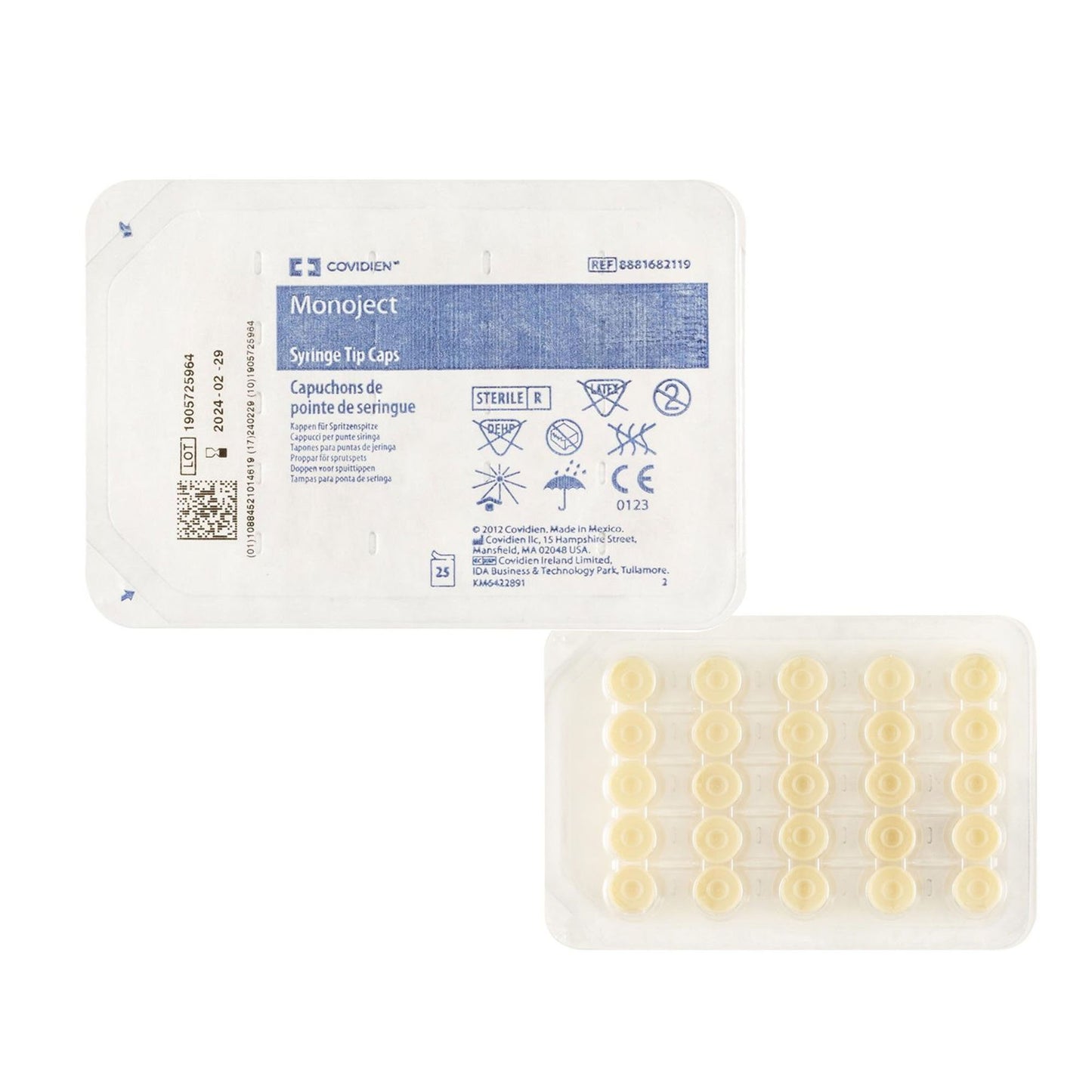 CAP, MONOJECT SYRINGE TIP