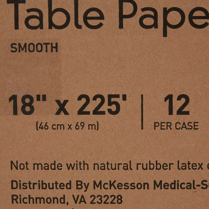 PAPER, TABLE SMTH ECON WHT 18"X225'