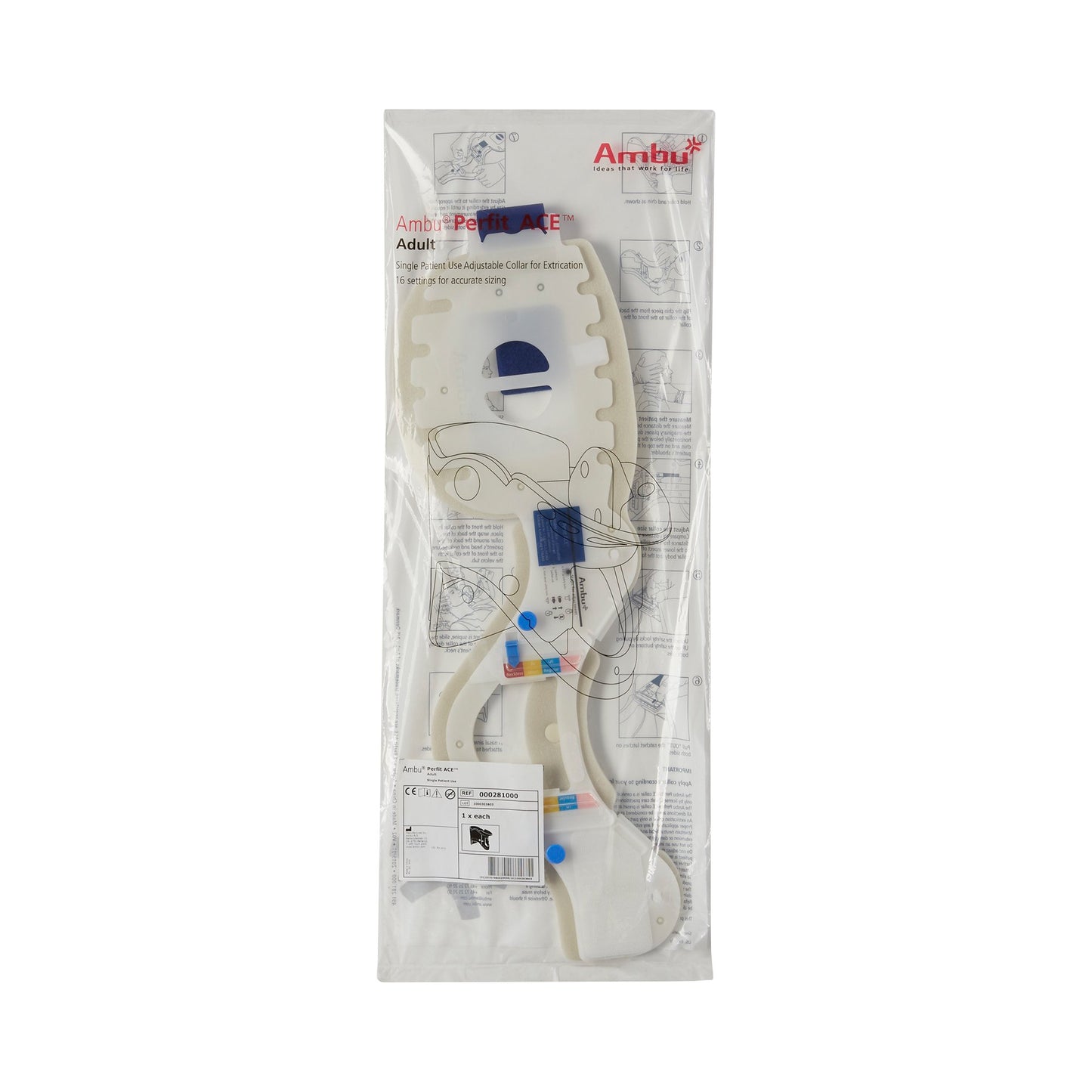 COLLAR, CERVICAL EXTRICATION ADJ