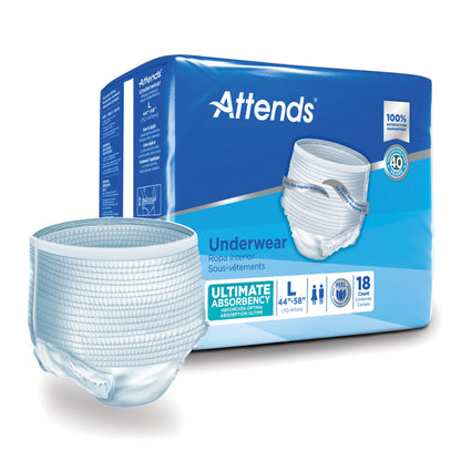 UNDERWEAR, ATTENDS ULT LG
