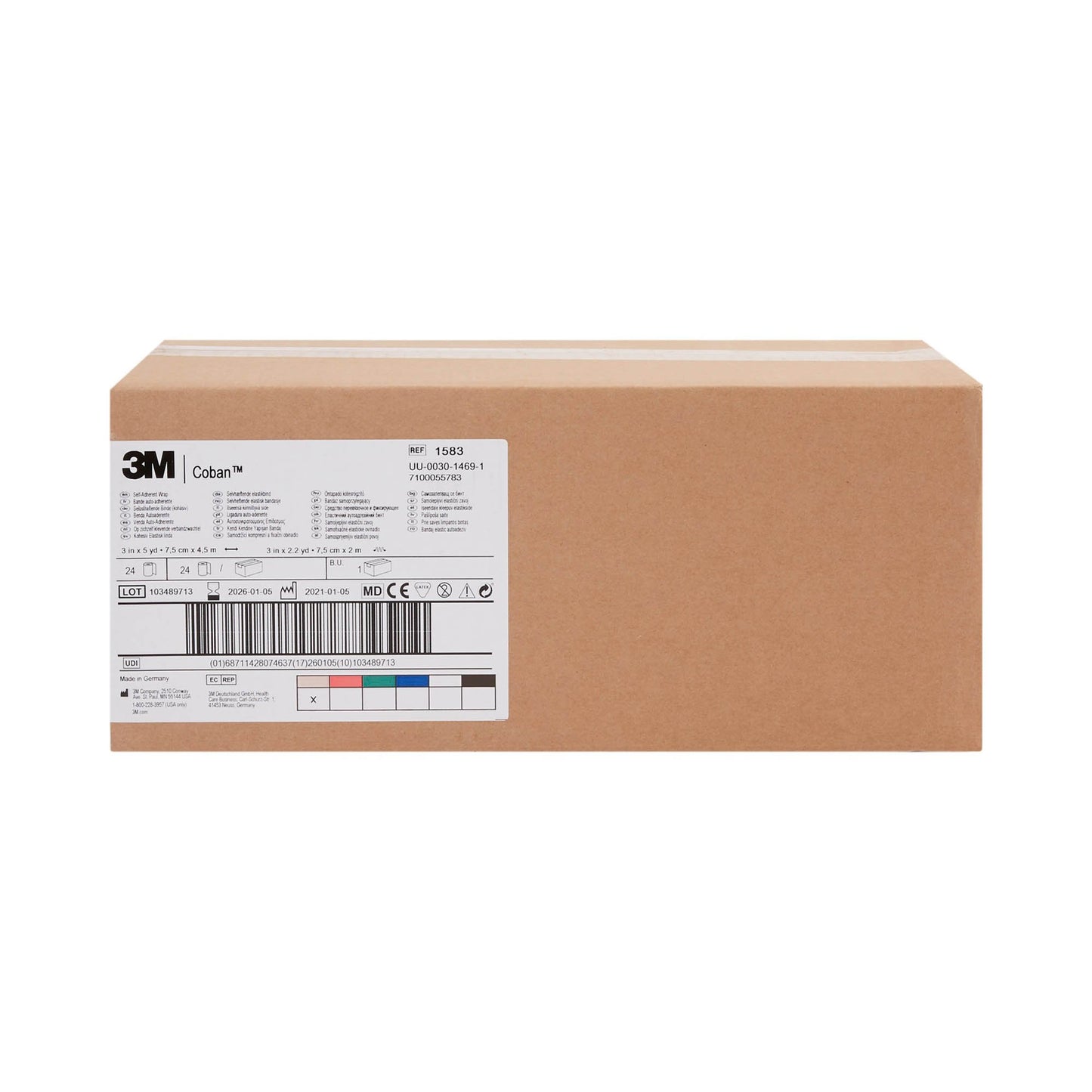 BANDAGE, COBAN ELAS TAN 3"X5YDS