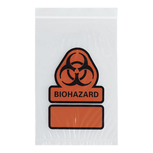 BAG, BIOHAZARD SPCMN RECLOS 6X9