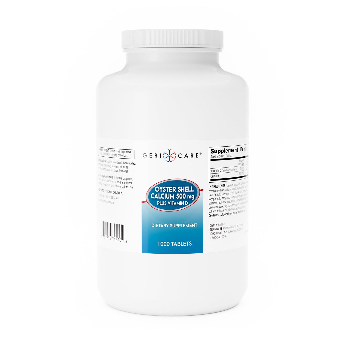 OYSTER SHELL CALCIUM, TAB 500MG +VITMN D3 200IU