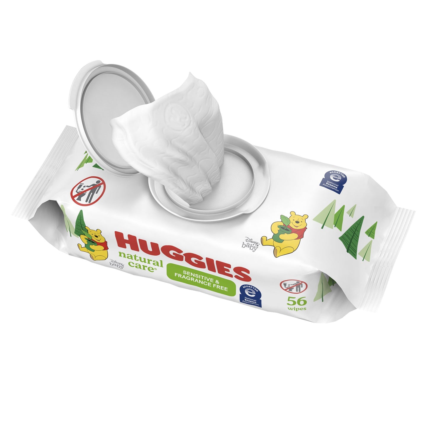 WIPE, WET BABY HUGGIES NAT CARE UNSCNTD