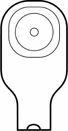MINI POUCH, DRAIN W/BARRIER 1"