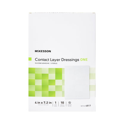 DRESSING, ONE CONTACT LAYER STR 4"X7.2"