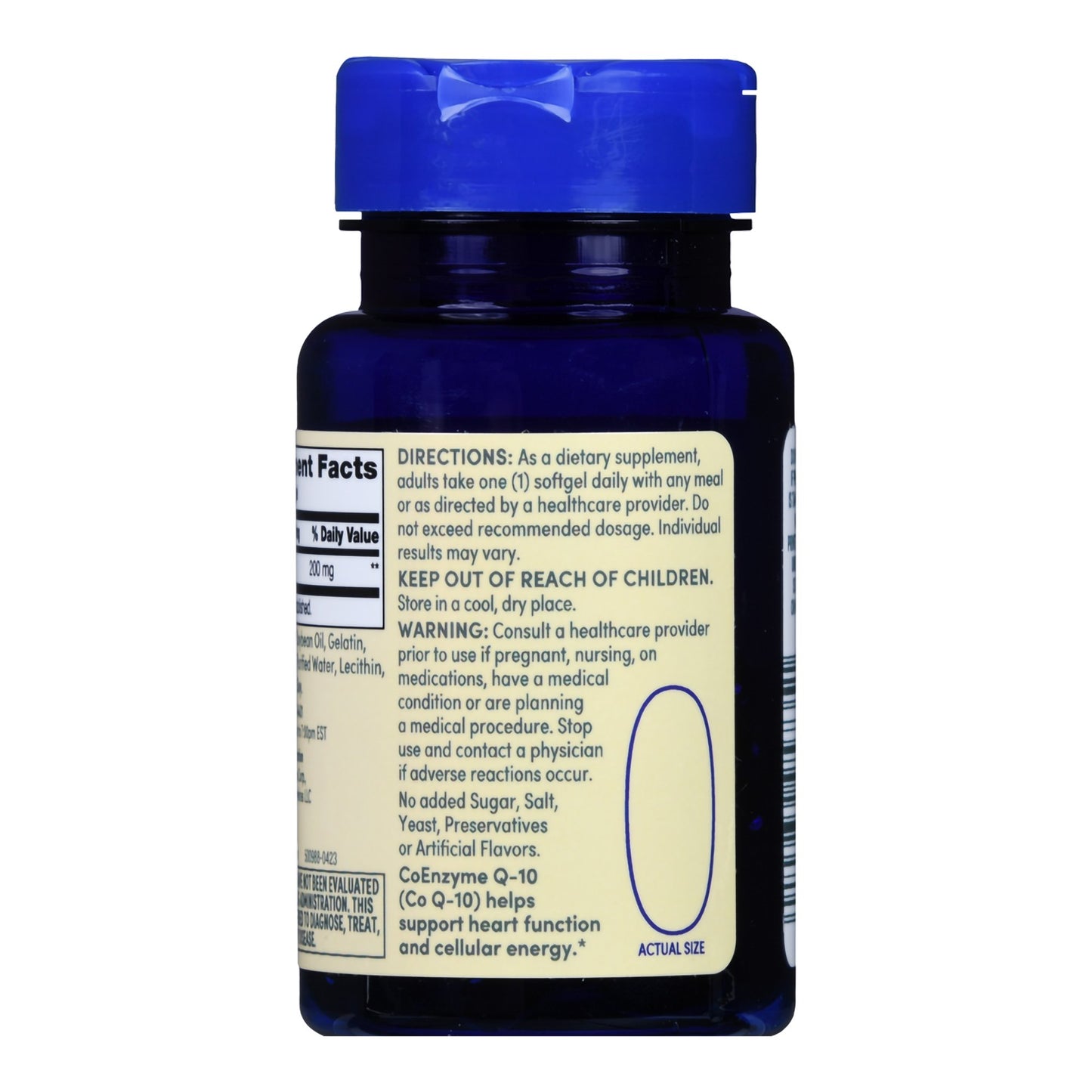COQ10, CAP FT SGEL 200MG SM
