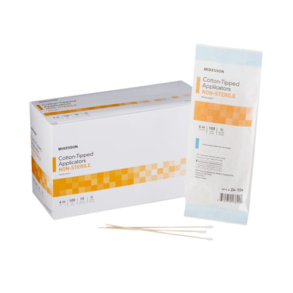 APPLICATOR, COTTON TIP N/S 6"