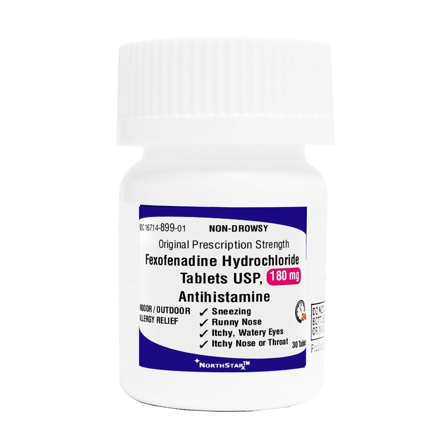 FEXOFENADINE HCL, TAB 180MG