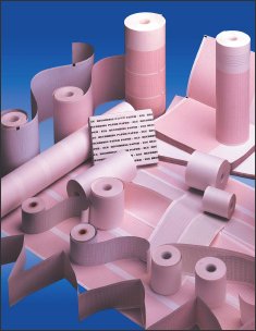 PAPER, EKG RED GRD F/BIONET CRDCR 100' 8 1/2"