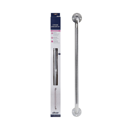 BAR, GRAB FALL PREVENTION KNURLED CHROME 24"