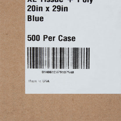 BIB, T/P BLU ADLT 20X29