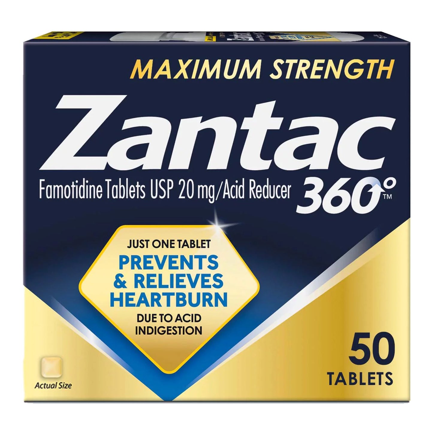 ZANTAC, TAB MAXIMUM STRENGTH 20MG