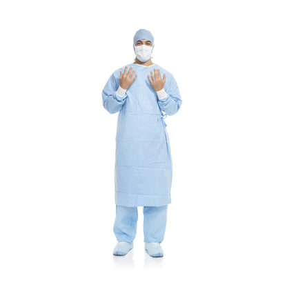GOWN, SURG AERO PERFORMANCE ADJ NECKLINE BLU XLG