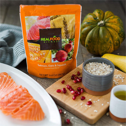 ENTERAL FEEDING, SALMON/OATS &SQUASH
