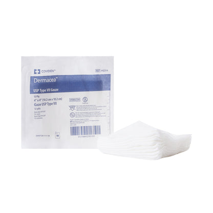 SPONGE, GAUZE DERMACEA 12PLY STR 4"X4"