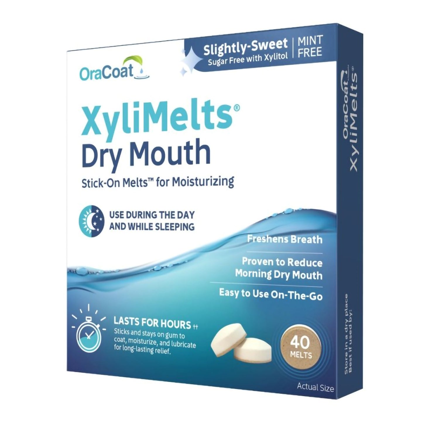 XYLIMELTS, DISC DRY MOUTH 550MG