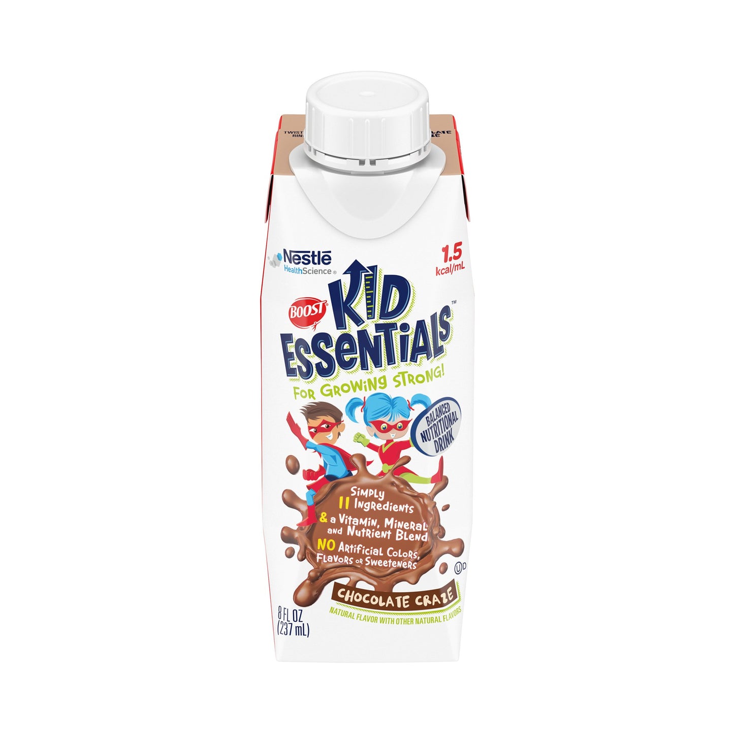 BOOST, KID ESSENTIALS 1.5 CHOCOLATE CRAZE 8OZ