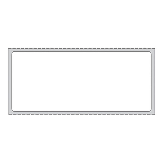 LABEL, THERMAL PAPER CORE 3.5"X1.5" WHT 1"