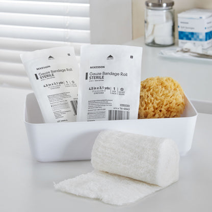 BANDAGE ROLL, GAUZE FLUFF STR4.5"X3.1YDS