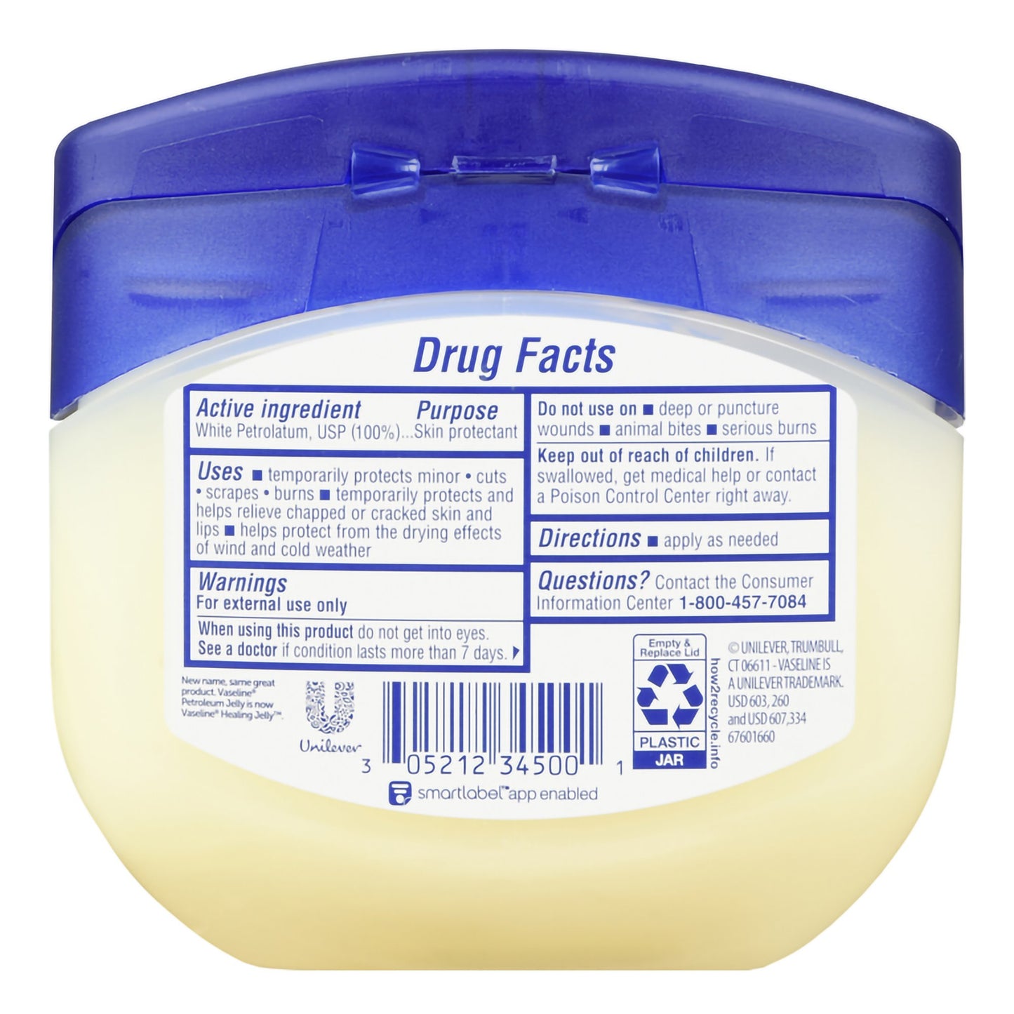 PETROLEUM JELLY, VASELINE 13OZ9UNLVR