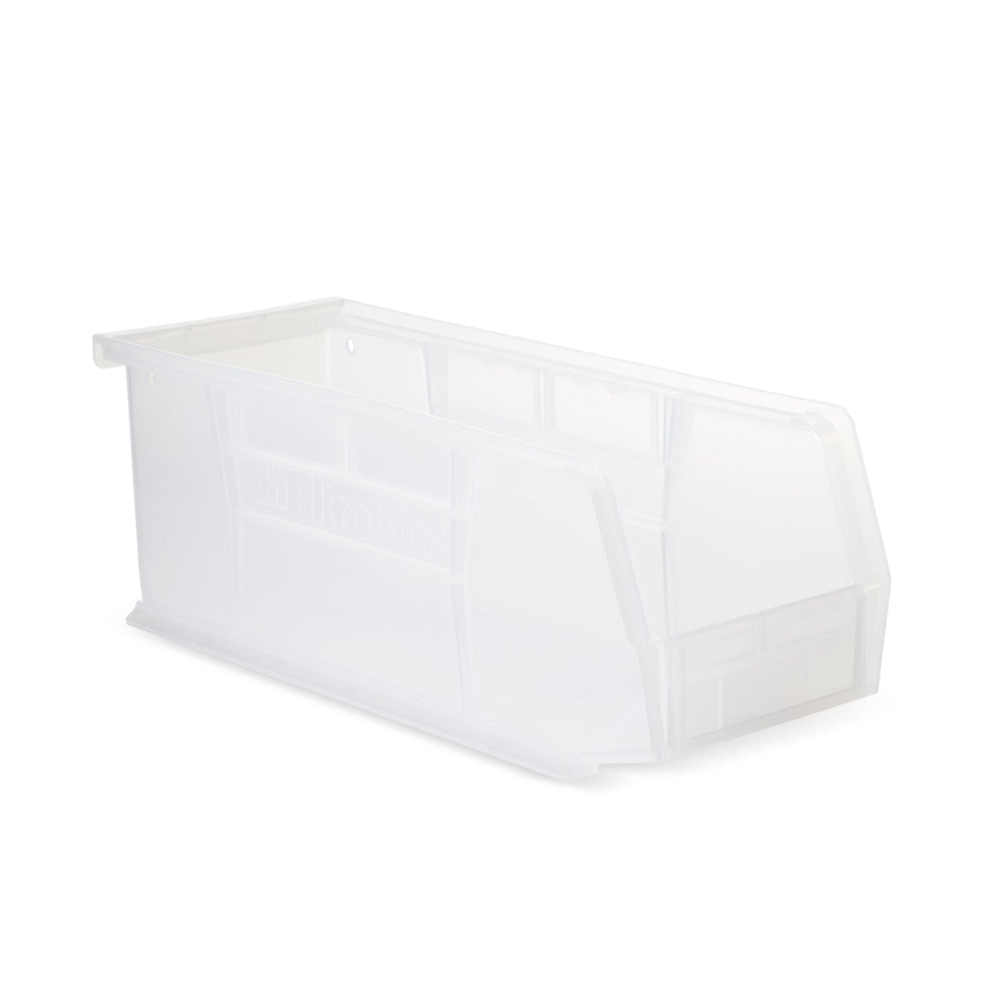 BIN, STORAGE SEMI CLR 10 7/8"X4 1/8"X4"