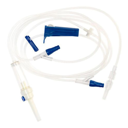 IV PUMP SET, 10DRP 2 NF PORTS97"
