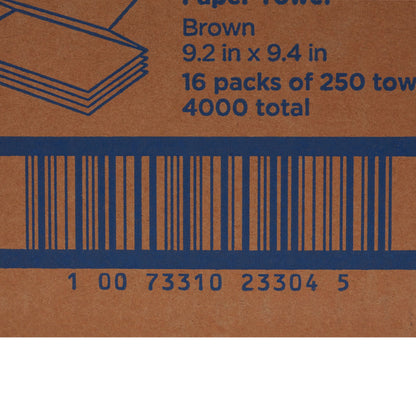 TOWEL, PAPER MULTI-FOLD BRN