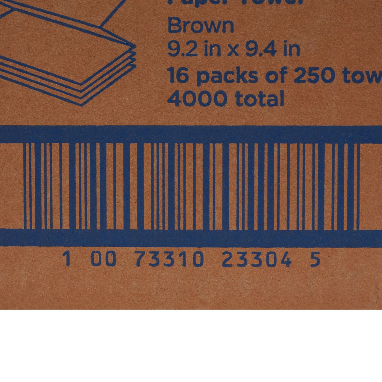 TOWEL, PAPER MULTI-FOLD BRN