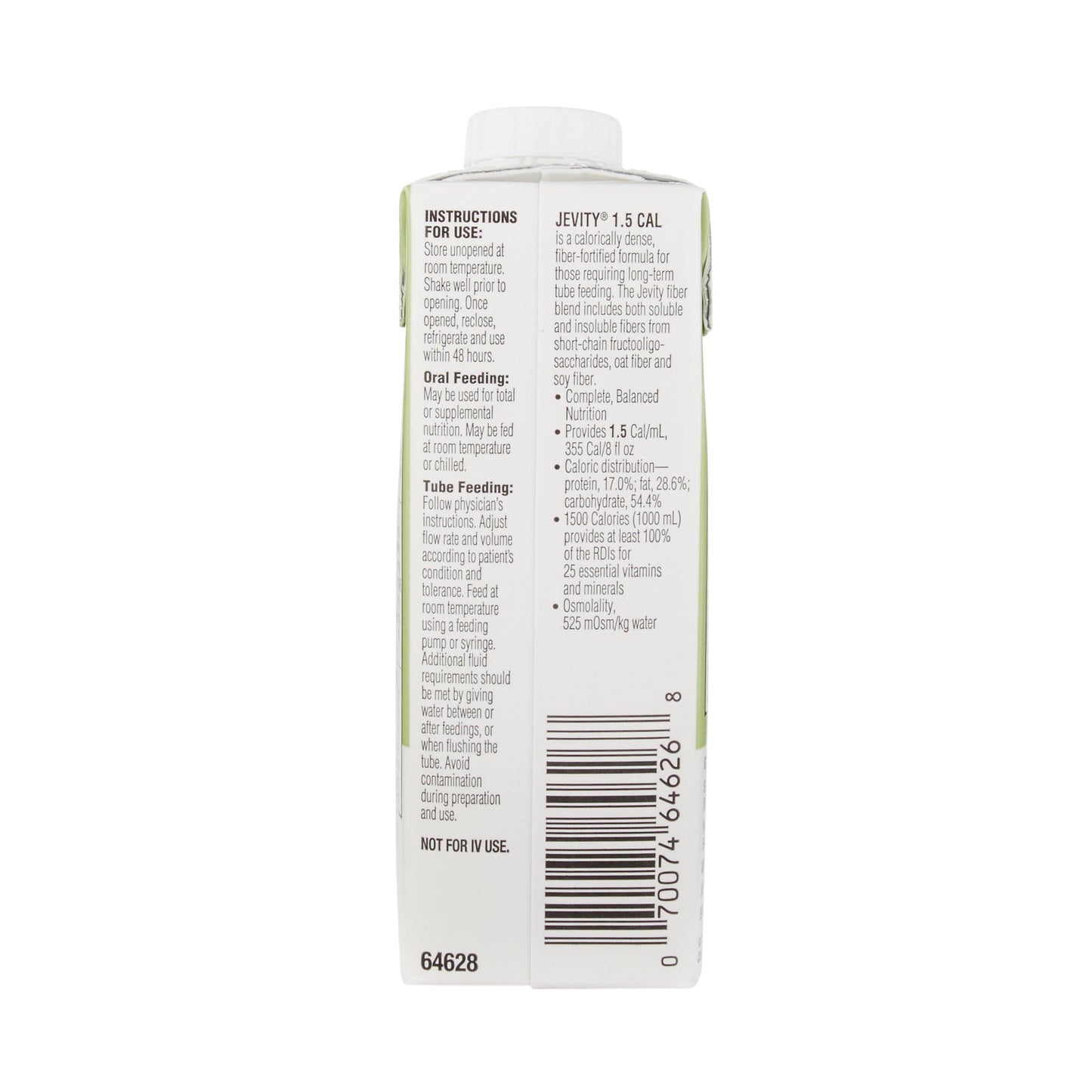 JEVITY, LIQUID NUTRITION W/FIBER 1.5CAL 8OZ