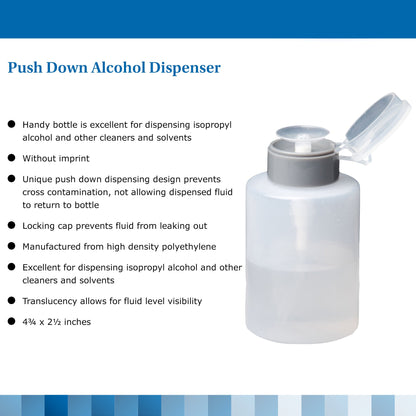 DISPENSER, ALCHL NO IMPRNT TRANSLCNT LF 9OZ