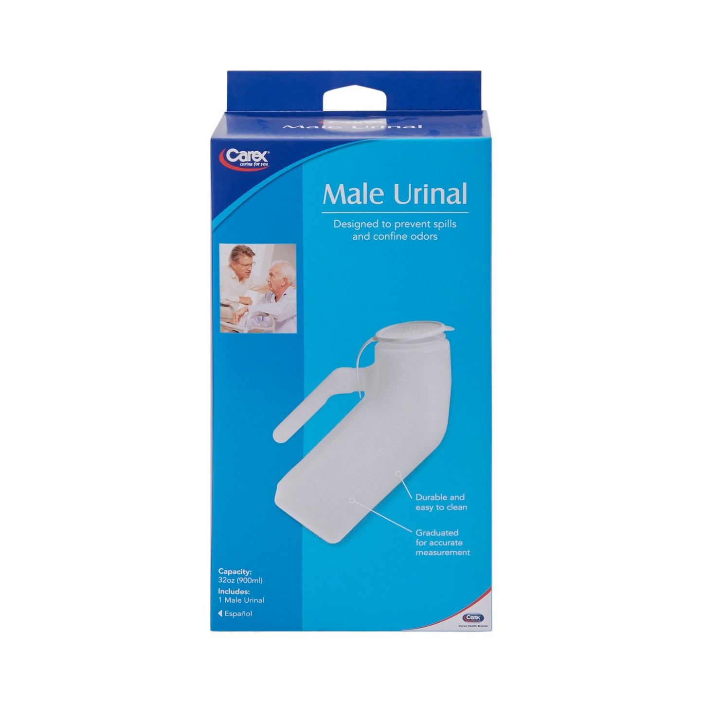 URINAL, MALE W/CVR