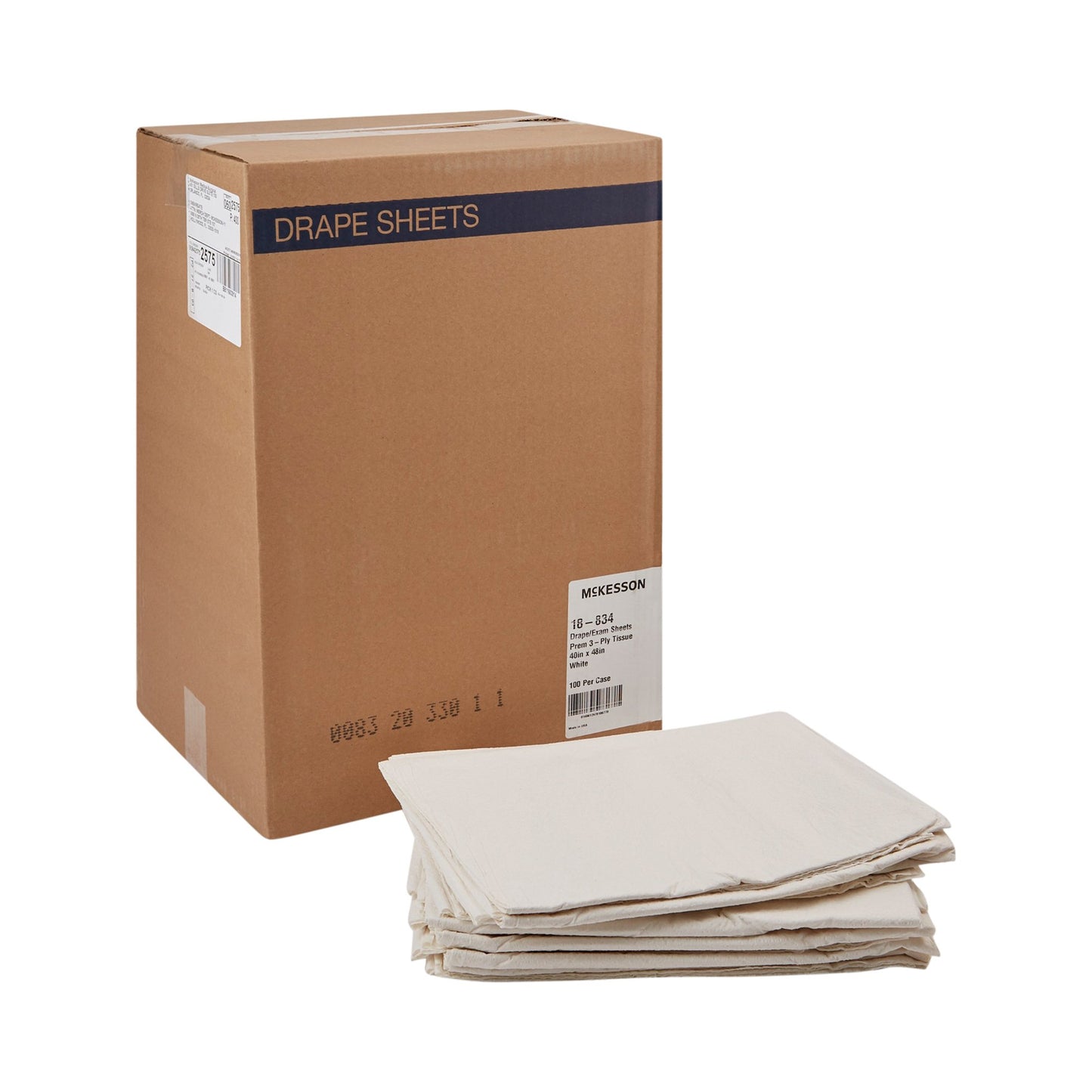 SHEET, DRAPE 3PLY WHT 40X48