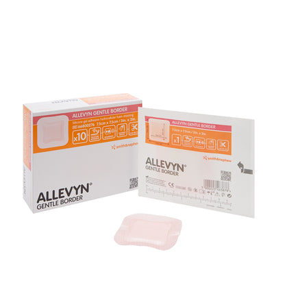 DRESSING, ALLEVYN GENTLE BRDR3"X3"