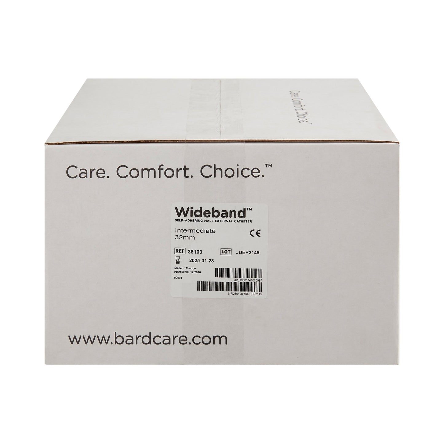 CATHETER, MALE EXTRNL WBAND INTRMD