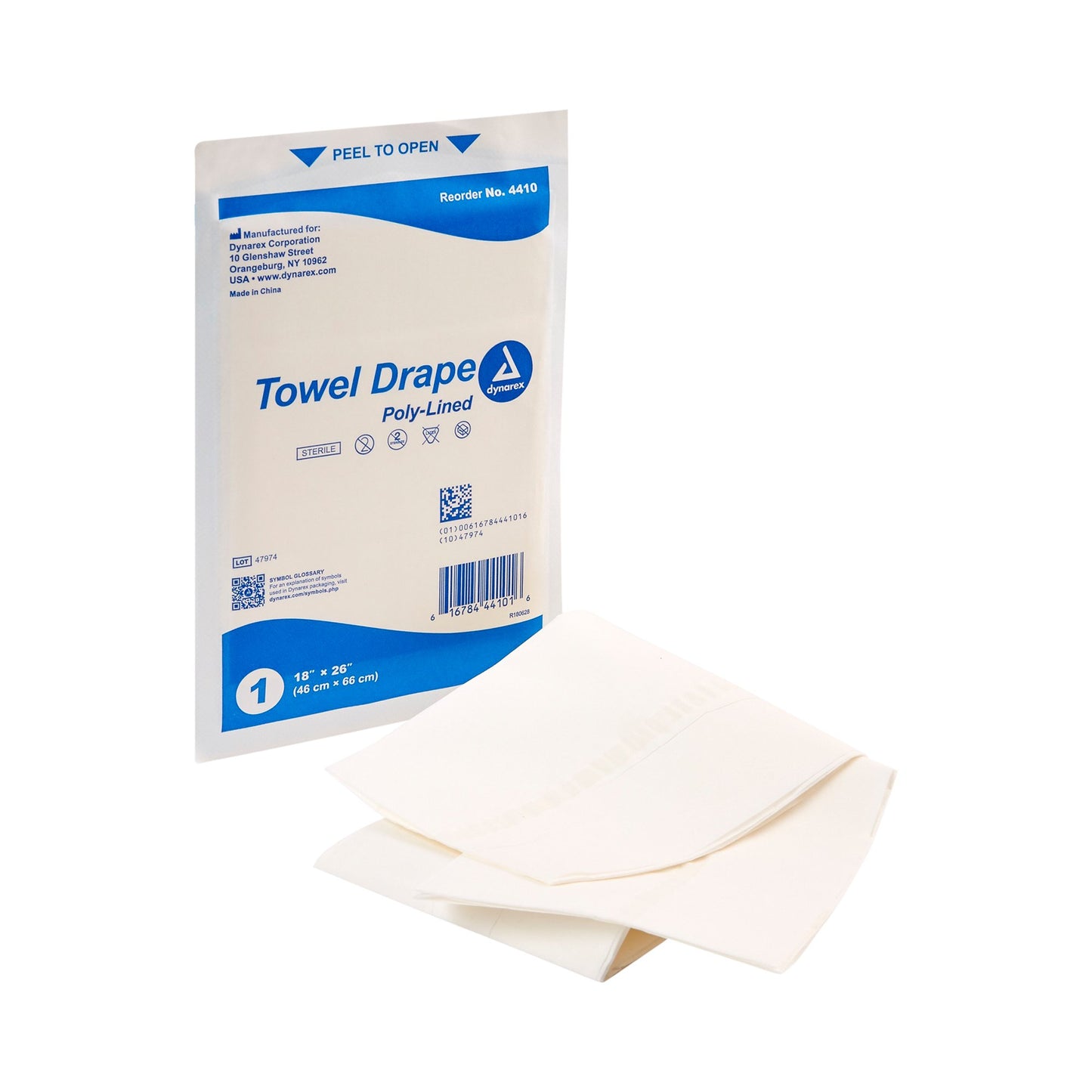 DRAPE, POLY DISP STR 18X26