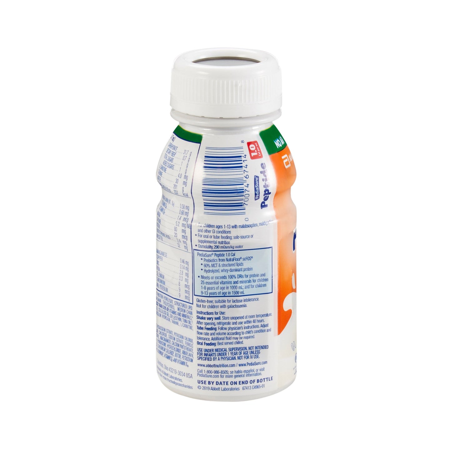 PEDIASURE, PEPTIDE UNFLAVORED1CAL 8OZ