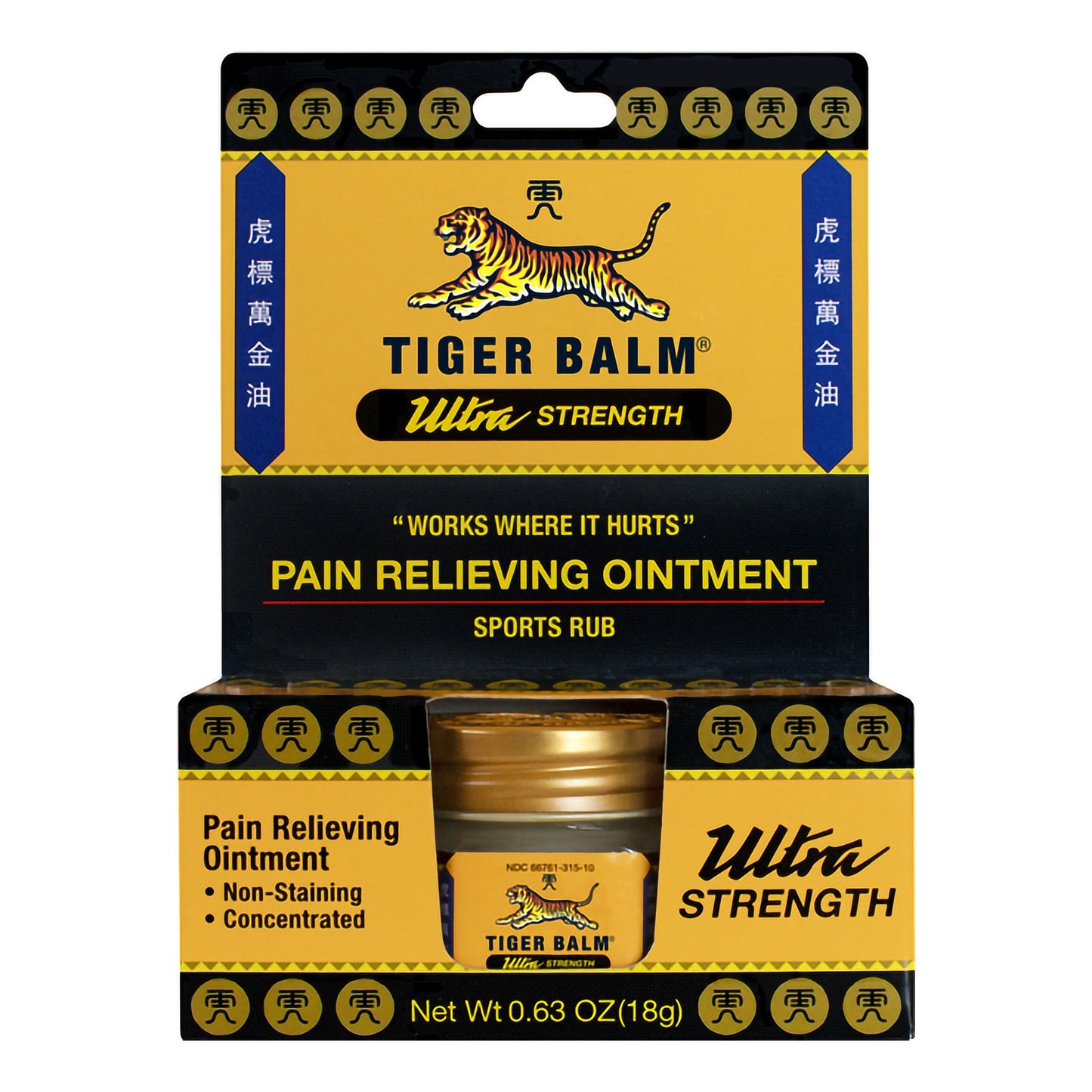 TIGER BALM, OINT 18GR STR9PRINC
