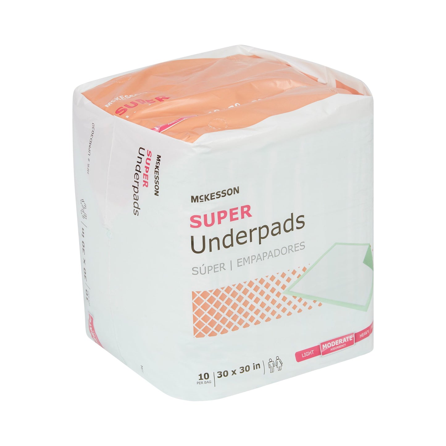 UNDERPAD, MODERATE ABSRB 30X30